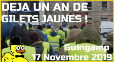 Guingamp - Déjà un an de Gilets Jaunes ! by Le Canard Réfractaire