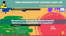 Replay - Bicentenaire du texte de Fourier "Détérioration Matérielle de la Planète" 2020-12-06 21:43:28  by Educ Pop