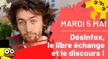 Revue de Presse : Mardi 05 Mai - Désinfox, le libre échange et le discours ! by Le Canard Réfractaire