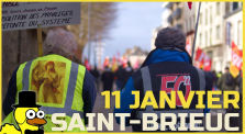 SAINT-BRIEUC - 12 Janvier - La p'tite manif qui fait plaisir by Le Canard Réfractaire